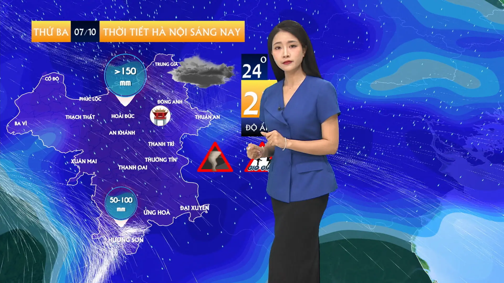 Dự báo thời tiết sáng | 07/10/2025
